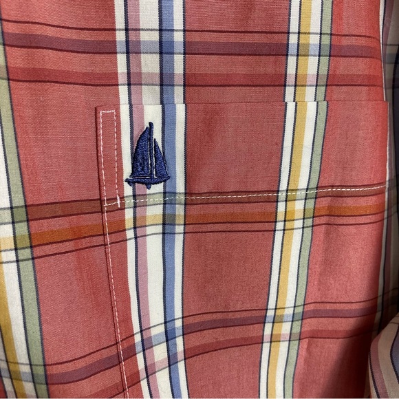 Nordstrom long sleeve plaid button down shirt men's XXL regular fit wrinkle free - Picture 6 of 12